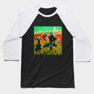 Alien Selfie Baseball T-Shirt